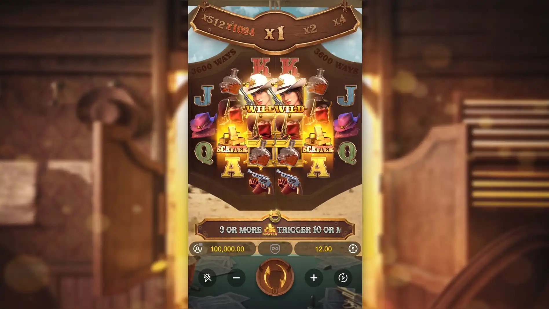 Free demo preview of the Wild Bounty Showdown reels